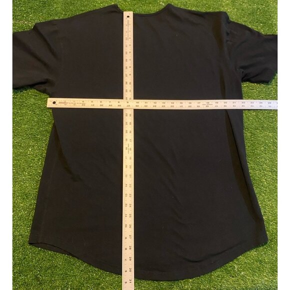 Bylt Basics shirt mens extra large black drop cut short sleeve lightweight 42 - Picture 9 of 10